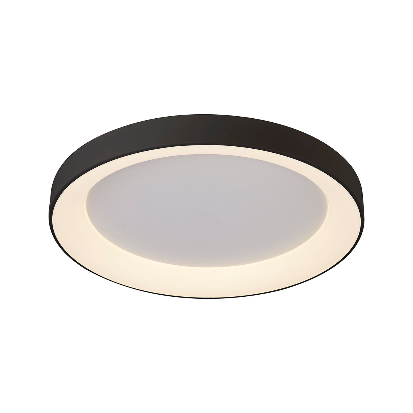 Niseko Ring Ceiling 65cm 48W LED, 3000K, 3900lm, Black, 3yrs Warranty by Mantra