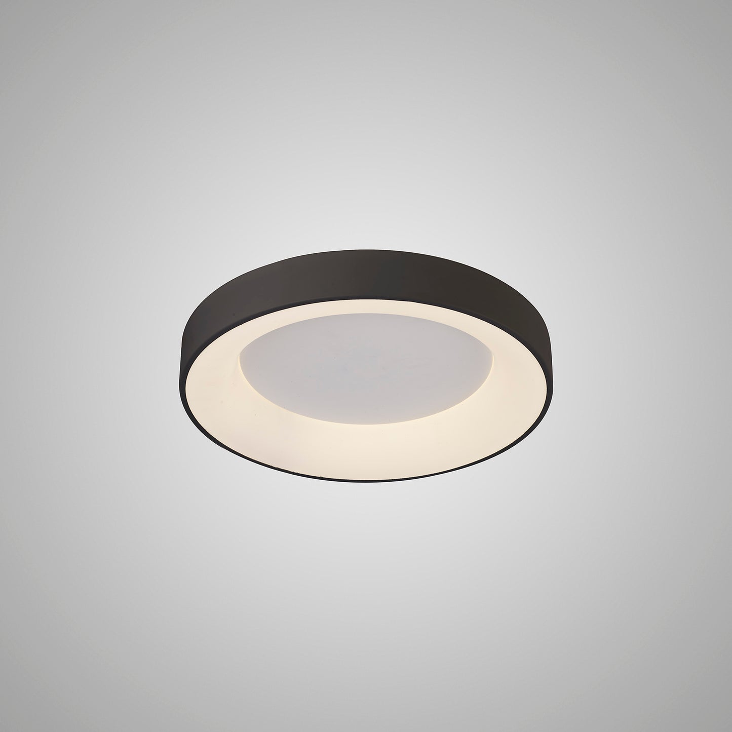 Niseko Ring Ceiling 45cm 30W LED, 3000K, 2250lm, Black, 3yrs Warranty by Mantra