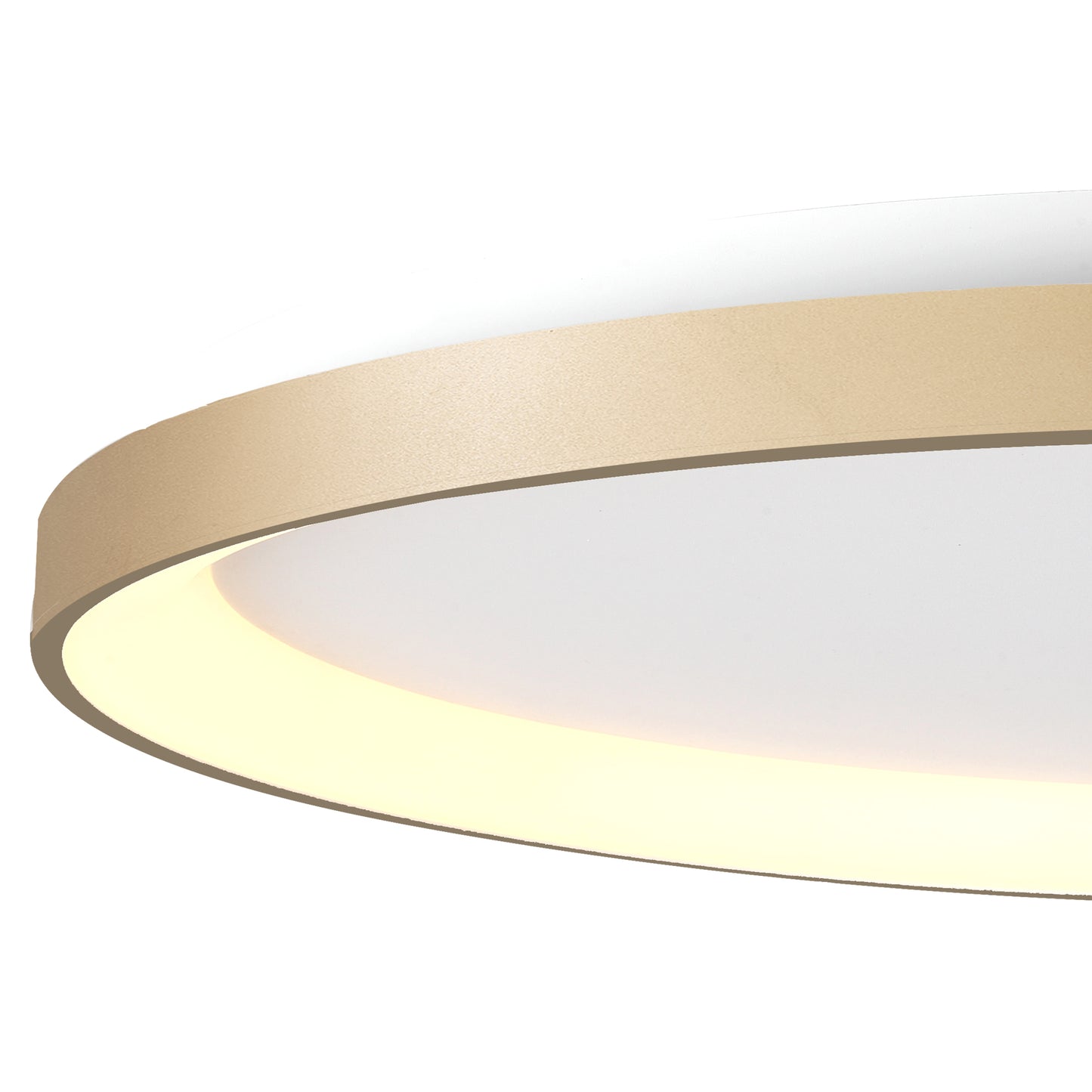 Niseko Ring Ceiling 90cm 78W LED, 3000K, 6200lm, Gold, 3yrs Warranty by Mantra