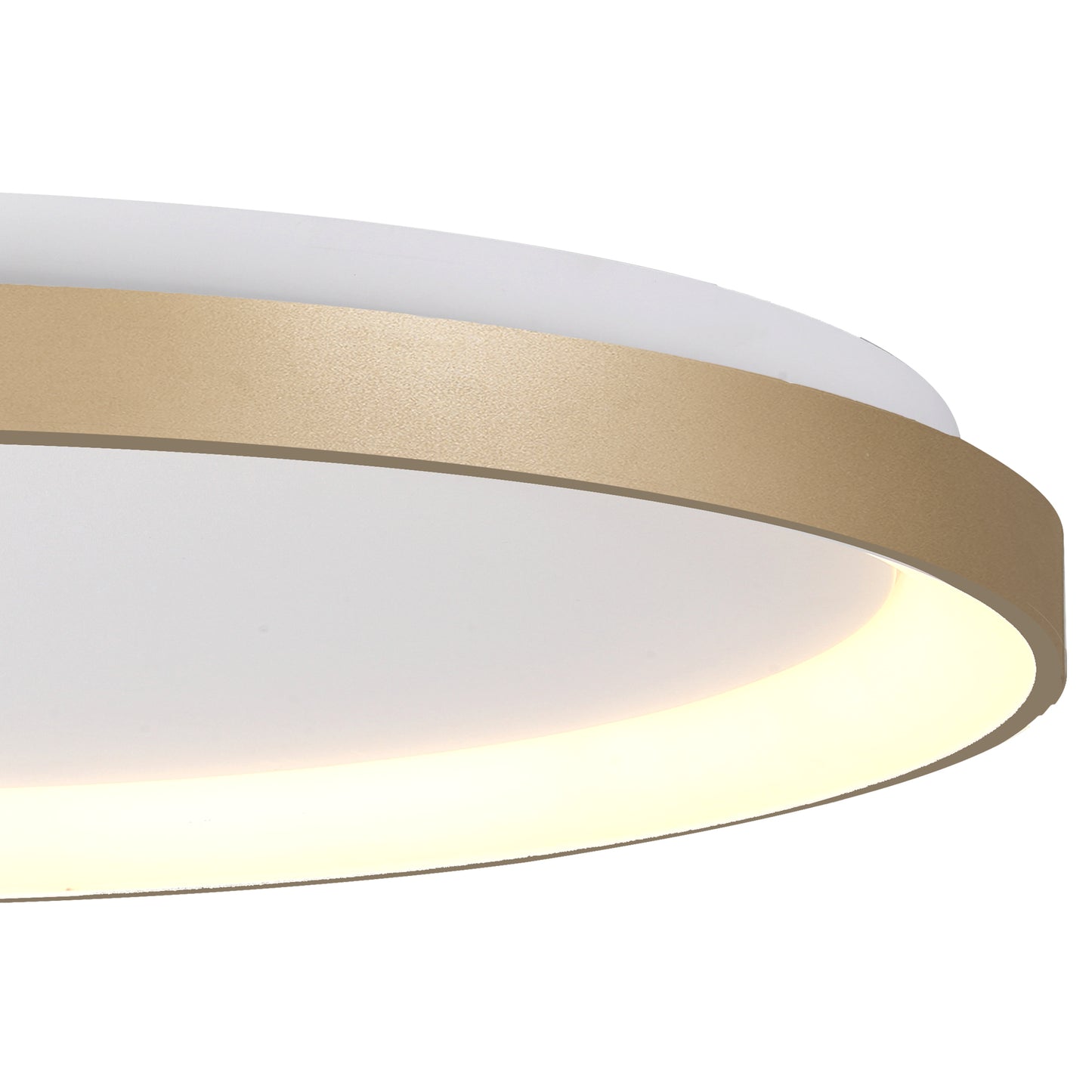 Niseko Ring Ceiling 90cm 78W LED, 3000K, 6200lm, Gold, 3yrs Warranty by Mantra