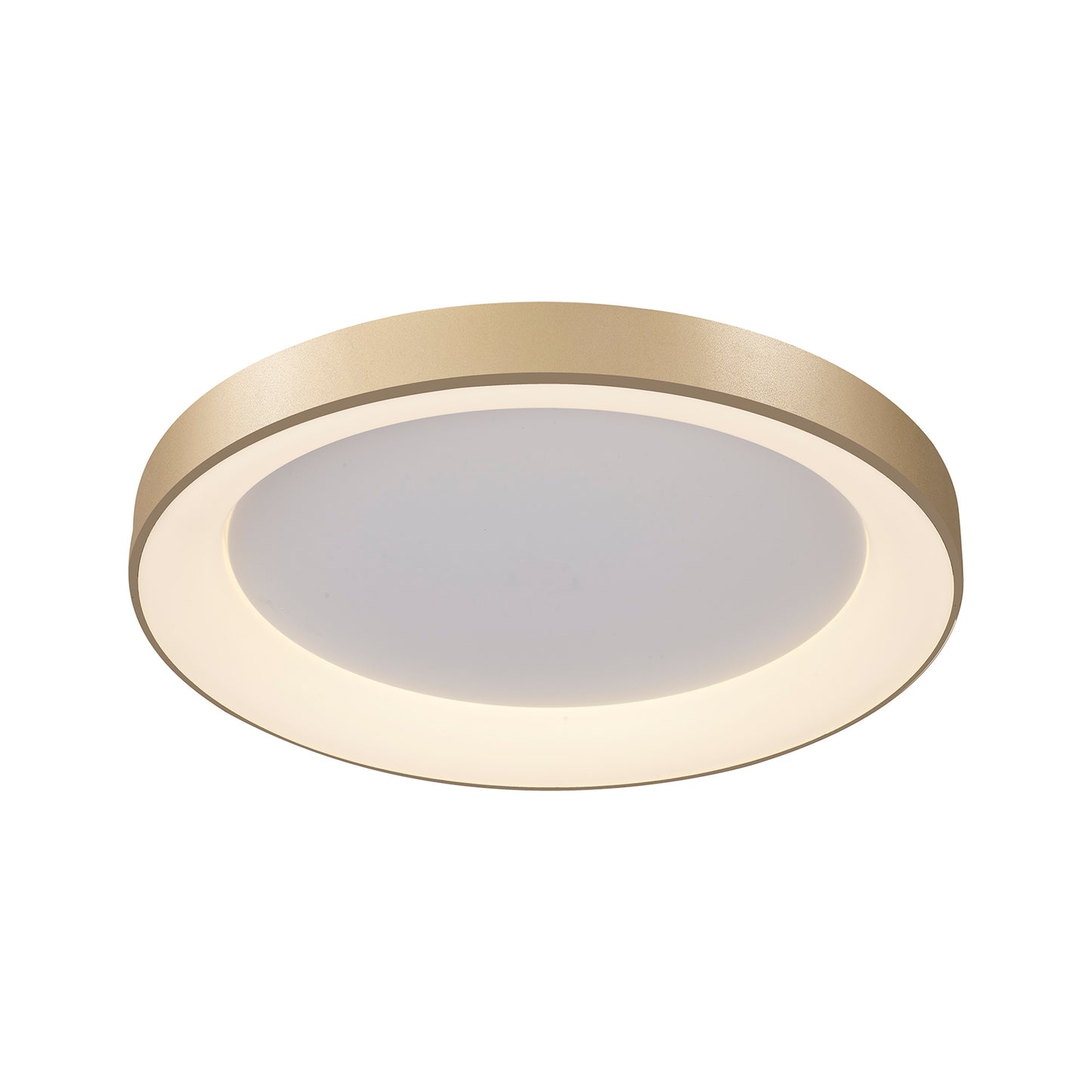 Niseko Ring Ceiling 65cm 48W LED, 3000K, 3900lm, Gold, 3yrs Warranty by Mantra