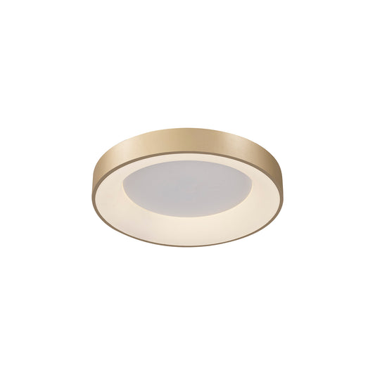 Niseko Ring Ceiling 45cm 30W LED, 3000K, 2250lm, Gold, 3yrs Warranty by Mantra