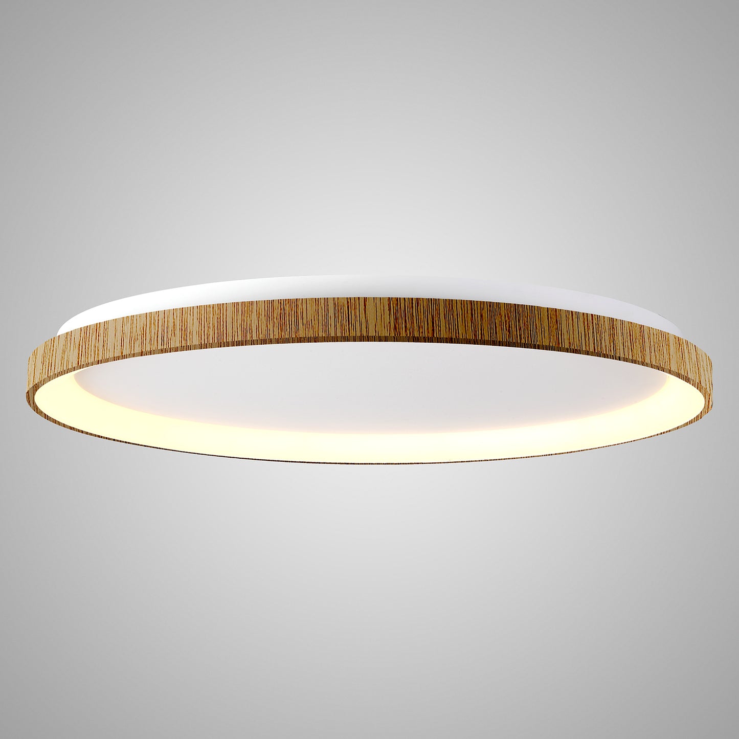 Niseko Ring Ceiling 90cm 78W LED, 3000K, 6200lm, Wood, 3yrs Warranty by Mantra