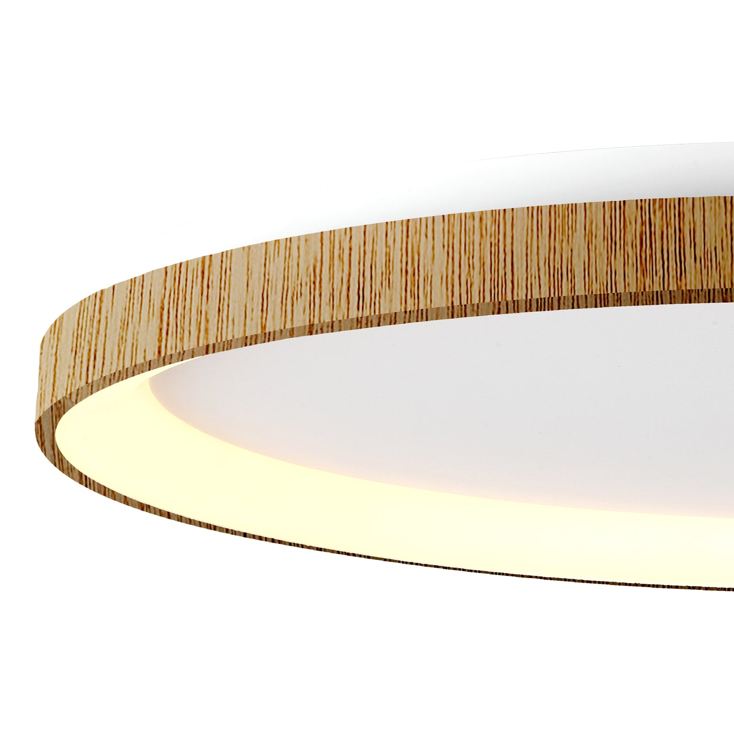 Niseko Ring Ceiling 90cm 78W LED, 3000K, 6200lm, Wood, 3yrs Warranty by Mantra