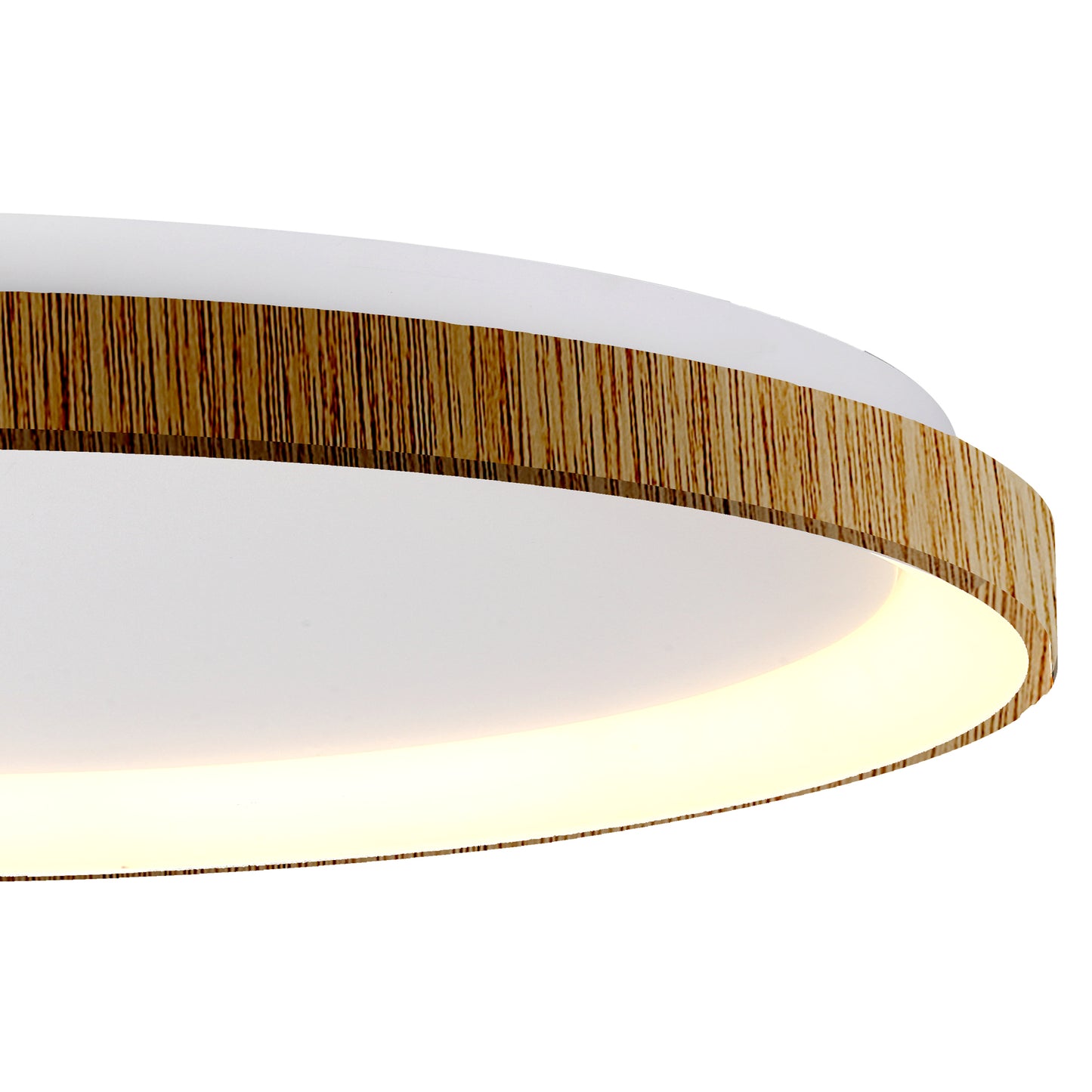 Niseko Ring Ceiling 90cm 78W LED, 3000K, 6200lm, Wood, 3yrs Warranty by Mantra