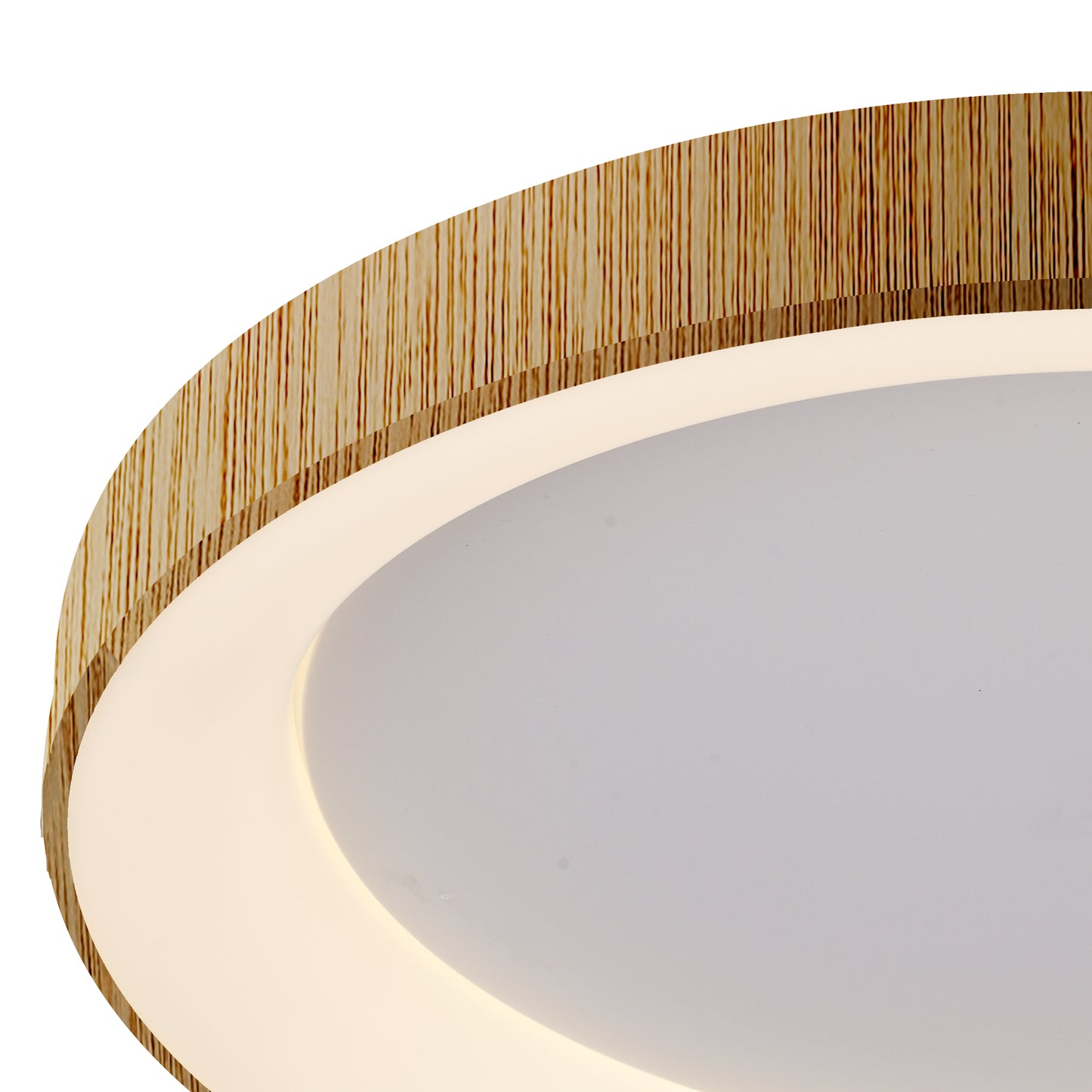 Niseko Ring Ceiling 65cm 48W LED, 3000K, 3900lm, Wood, 3yrs Warranty by Mantra