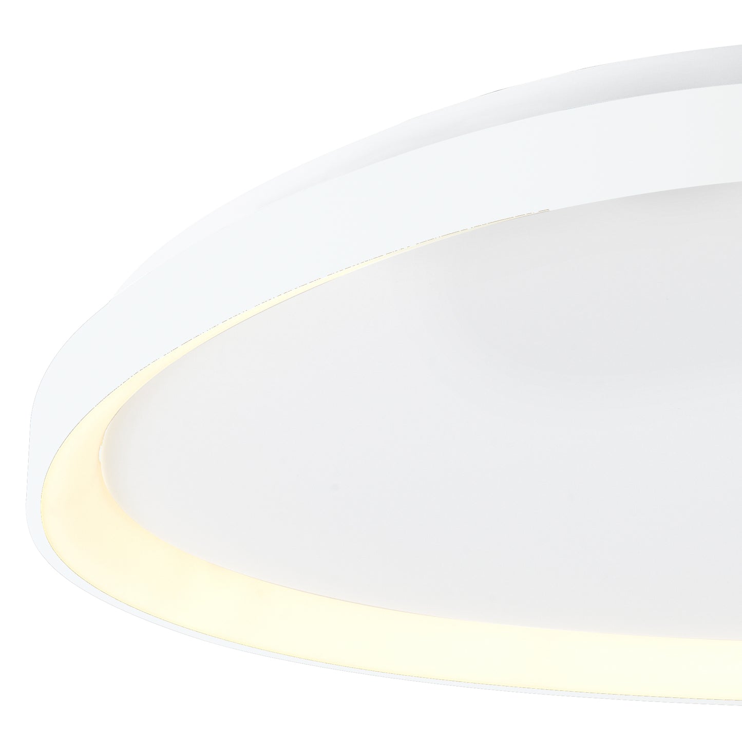 Niseko Triangular Ceiling 42cm 35W LED, 3000K, 2300lm, White, 3yrs Warranty by Mantra