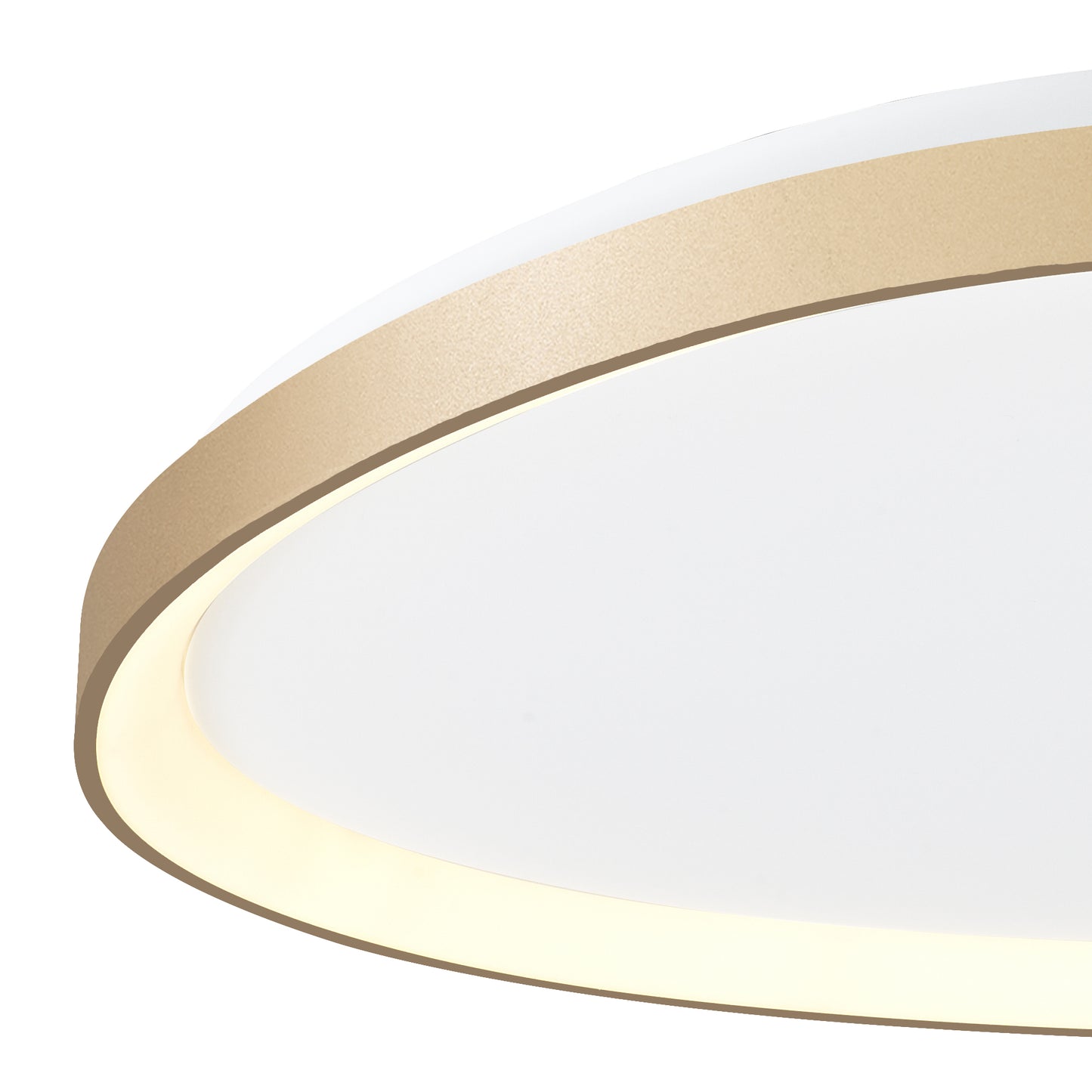 Niseko Triangular Ceiling 42cm 35W LED, 3000K, 2300lm, Gold, 3yrs Warranty by Mantra