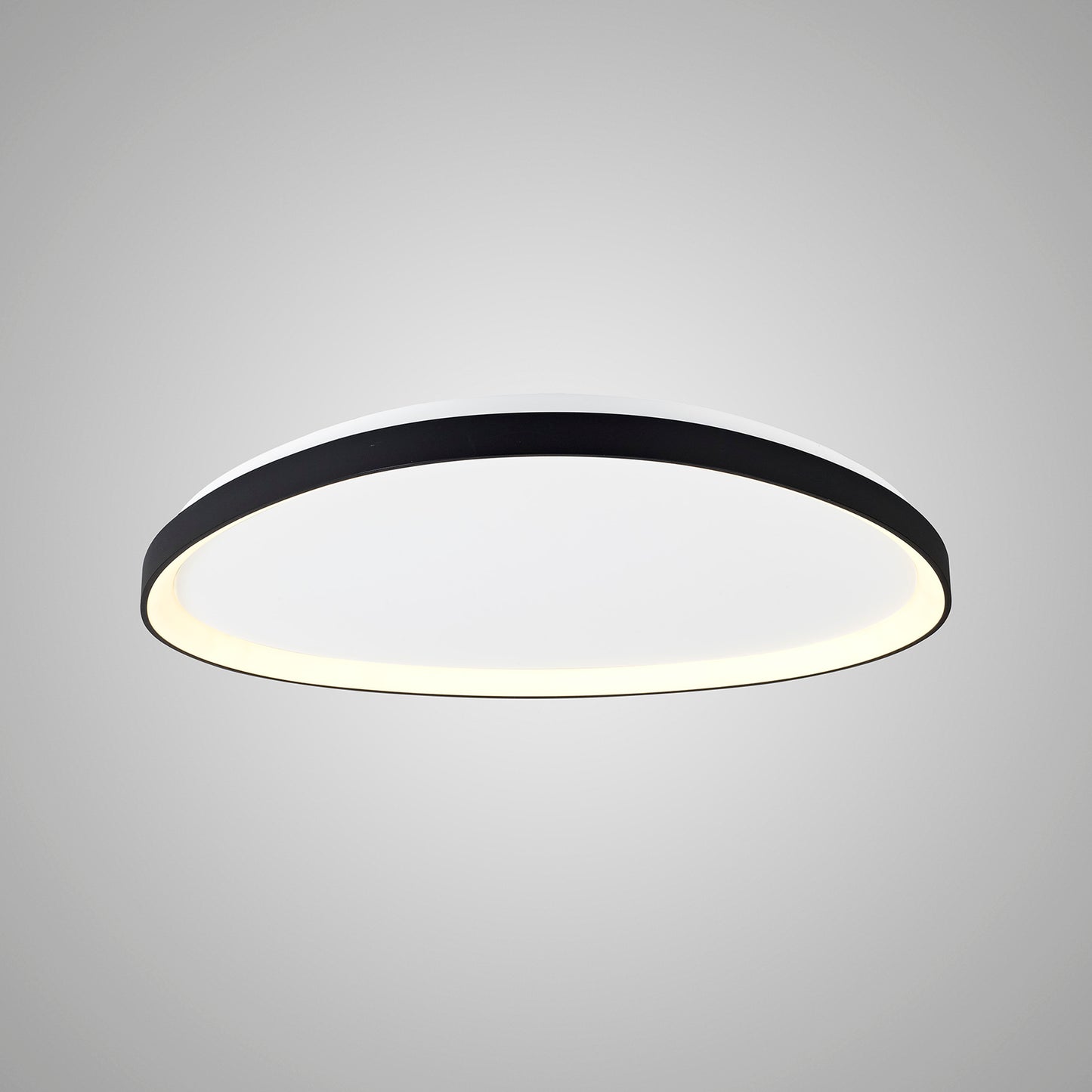 Niseko Triangular Ceiling 61cm 48W LED, 3000K, 2900lm, Black, 3yrs Warranty by Mantra