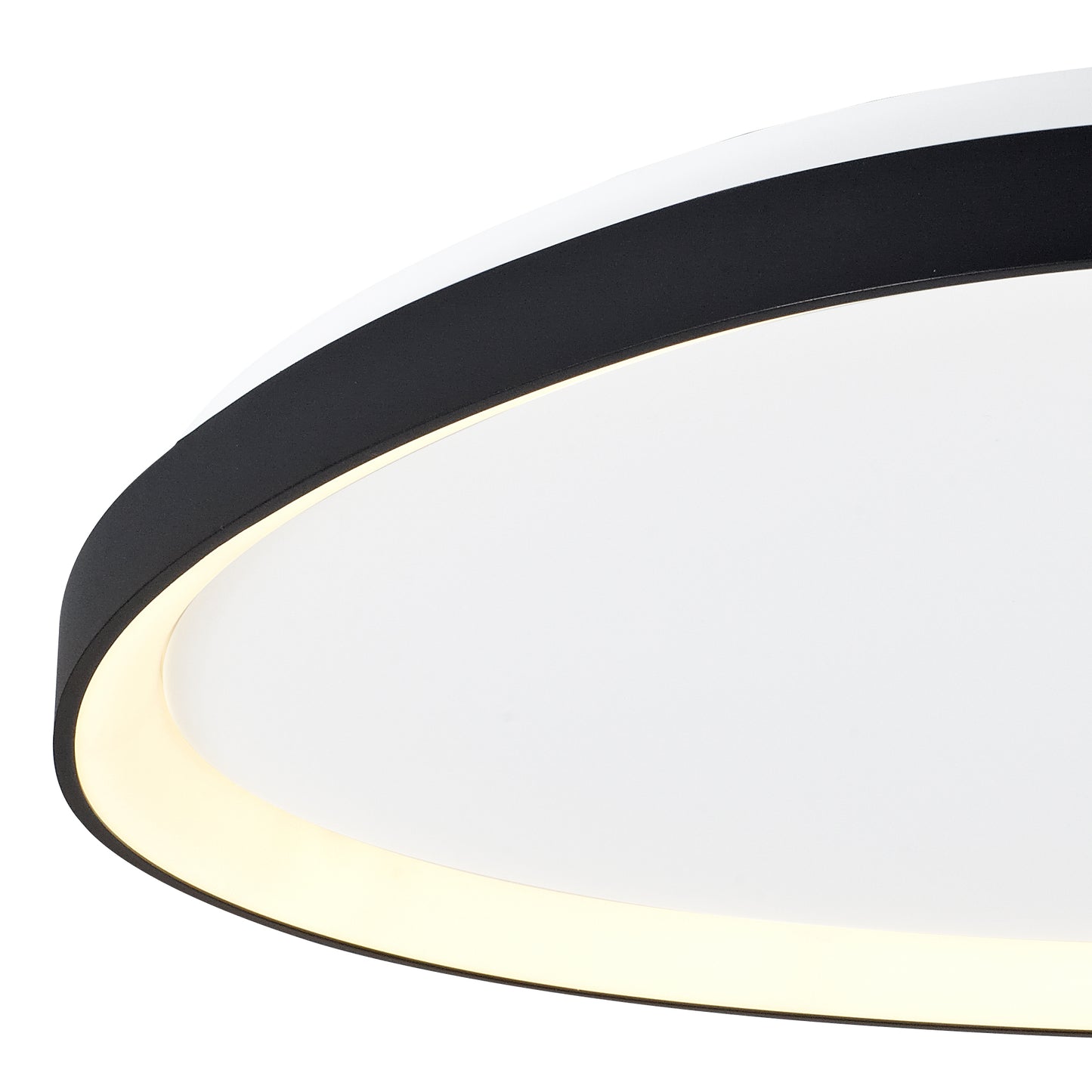 Niseko Triangular Ceiling 61cm 48W LED, 3000K, 2900lm, Black, 3yrs Warranty by Mantra