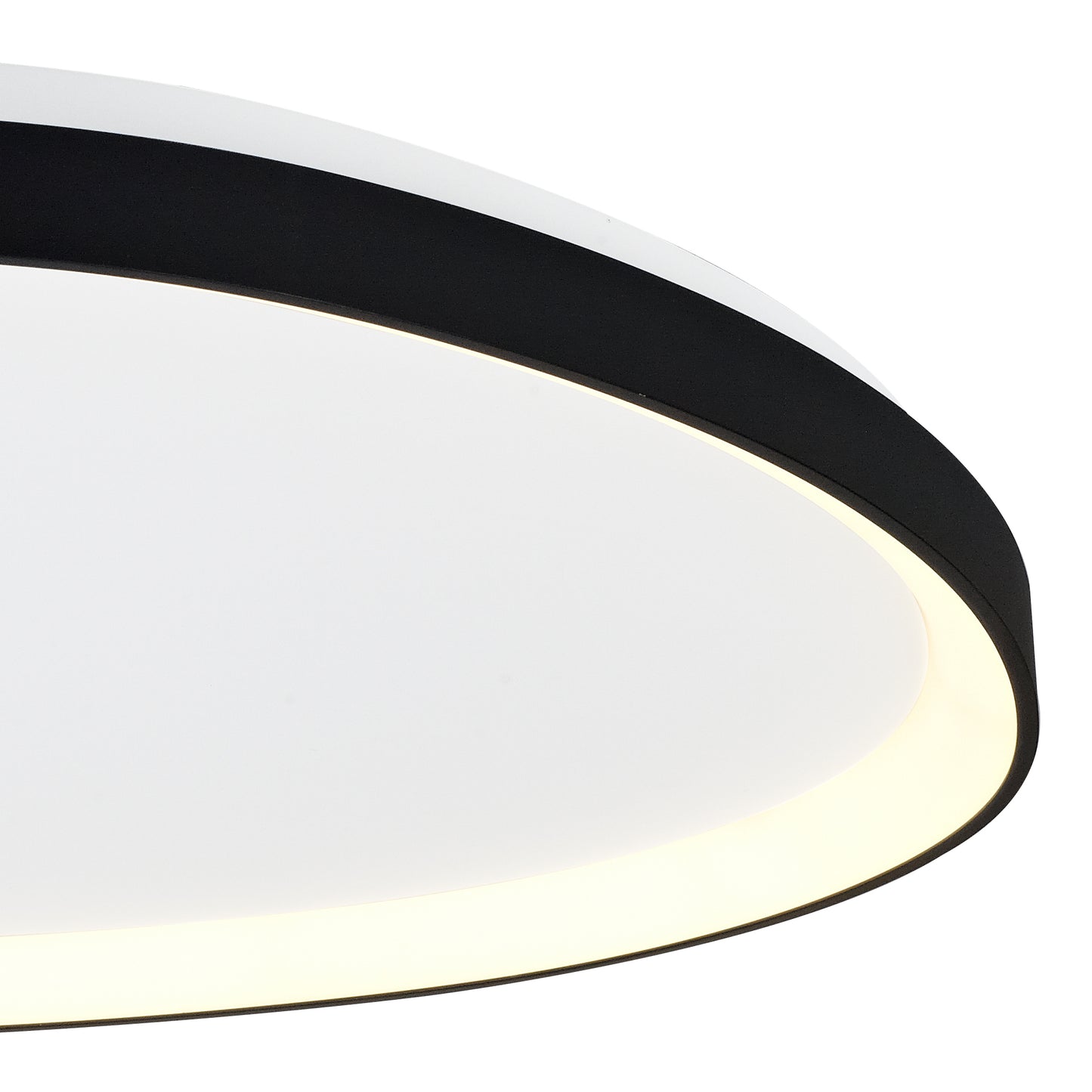 Niseko Triangular Ceiling 61cm 48W LED, 3000K, 2900lm, Black, 3yrs Warranty by Mantra