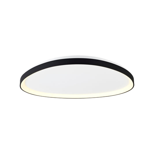 Niseko Triangular Ceiling 61cm 48W LED, 3000K, 2900lm, Black, 3yrs Warranty by Mantra