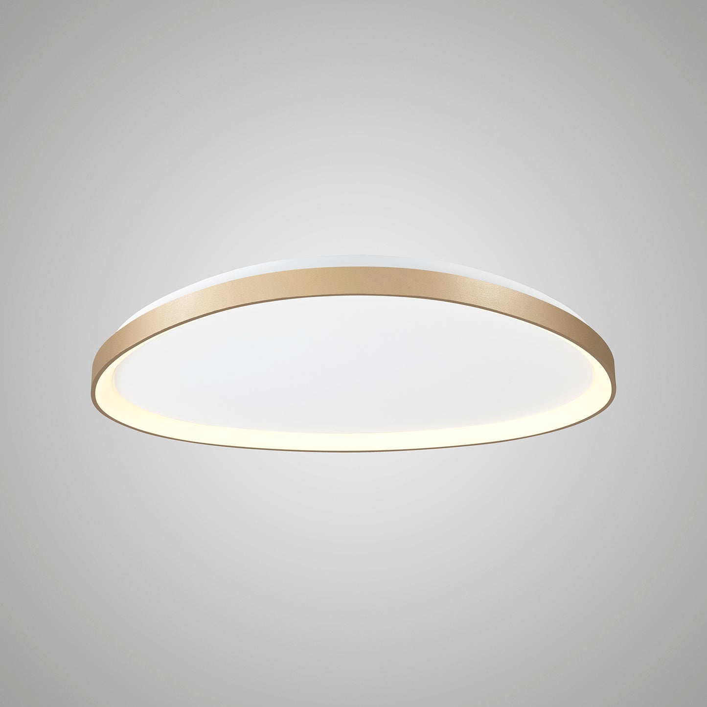 Niseko Triangular Ceiling 61cm 48W LED, 3000K, 2900lm, Gold, 3yrs Warranty by Mantra