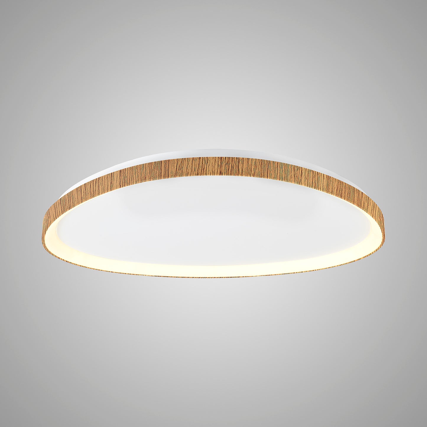 Niseko Triangular Ceiling 61cm 48W LED, 3000K, 2900lm, Wood, 3yrs Warranty by Mantra