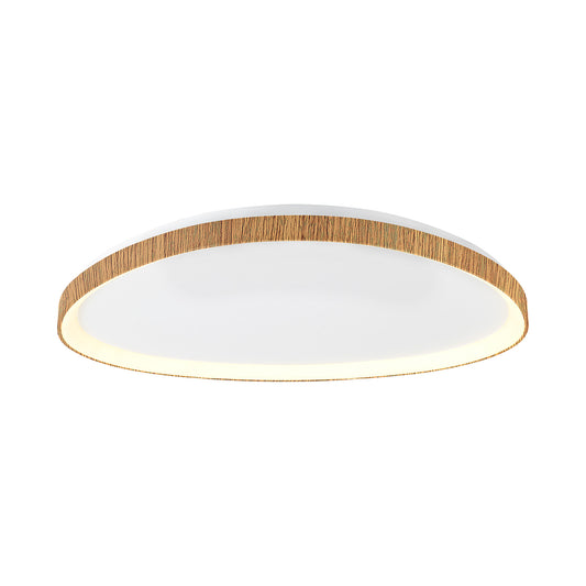 Niseko Triangular Ceiling 61cm 48W LED, 3000K, 2900lm, Wood, 3yrs Warranty by Mantra