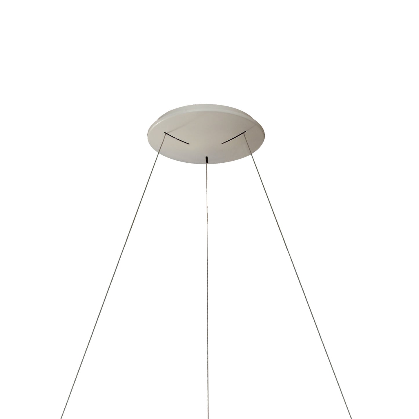 Niseko II Ring Pendant 65cm 50W LED, 2700K-5000K Tuneable, 3760lm, Remote Control & APP, White, 3yrs Warranty by Mantra