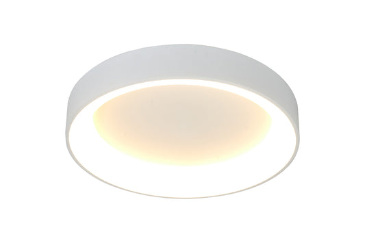 Niseko II Ring Ceiling 50cm 40W LED, 2700K-5000K Tuneable, 2950lm, Remote Control & APP, White, 3yrs Warranty by Mantra