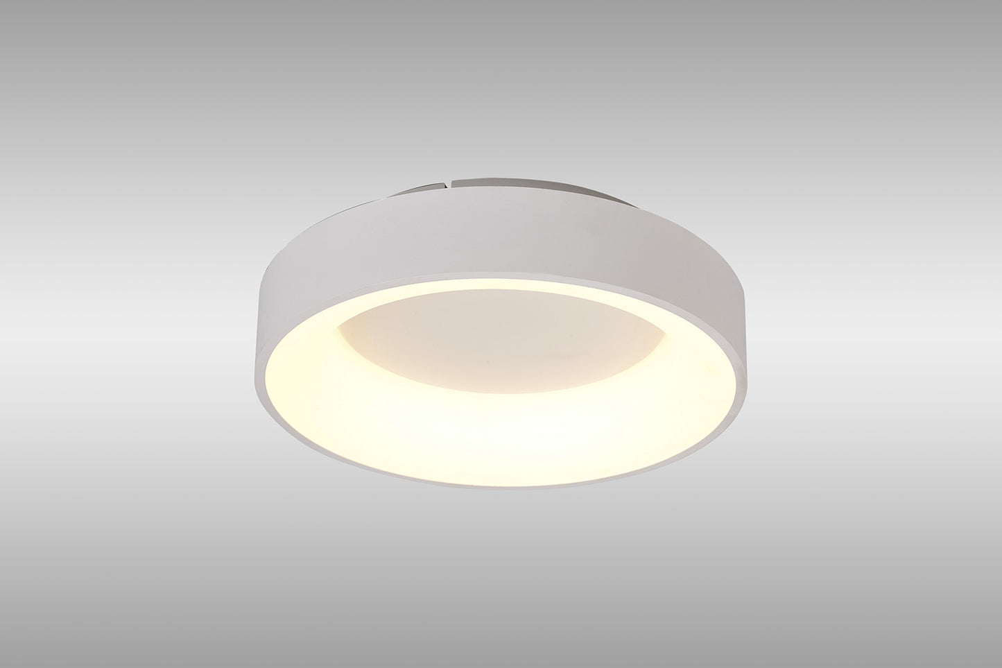 Niseko II Ring Ceiling 38cm 30W LED, 2700K-5000K Tuneable, 2250lm, Remote Control & APP, White, 3yrs Warranty by Mantra