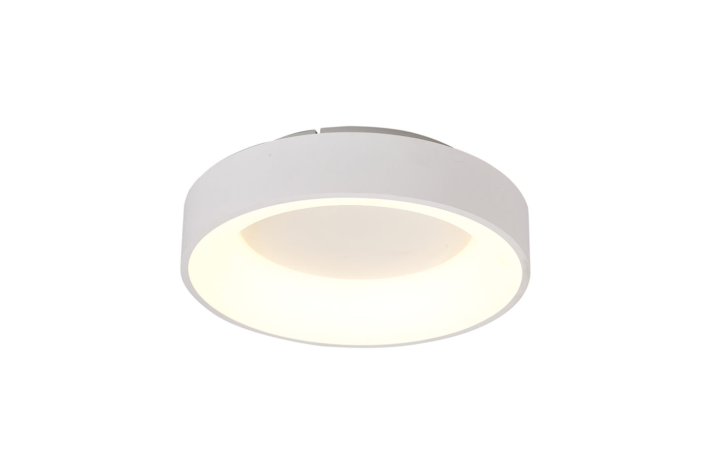 Niseko II Ring Ceiling 38cm 30W LED, 2700K-5000K Tuneable, 2250lm, Remote Control & APP, White, 3yrs Warranty by Mantra