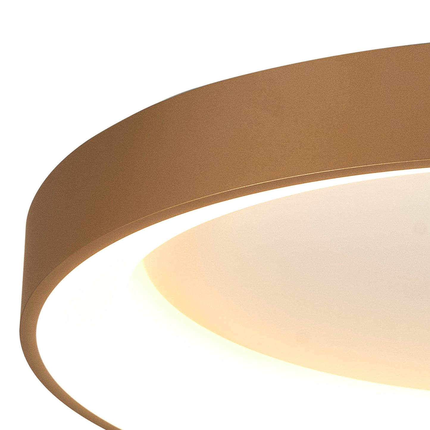 Niseko II Ring Ceiling 65cm 50W LED, 2700K-5000K Tuneable, 3760lm, Remote Control & APP, Gold, 3yrs Warranty by Mantra