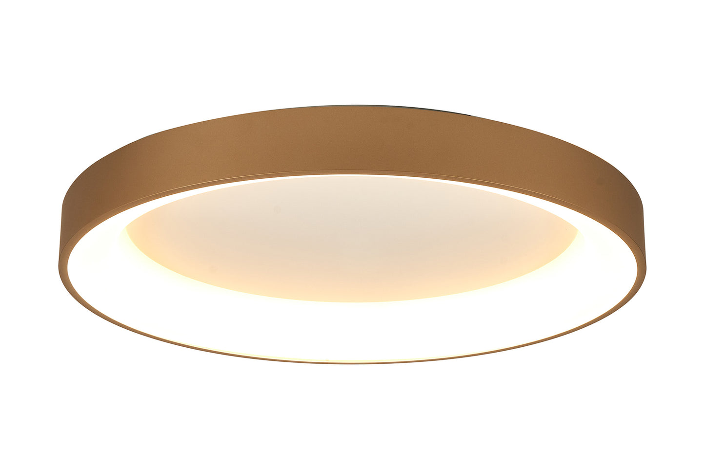 Niseko II Ring Ceiling 65cm 50W LED, 2700K-5000K Tuneable, 3760lm, Remote Control & APP, Gold, 3yrs Warranty by Mantra