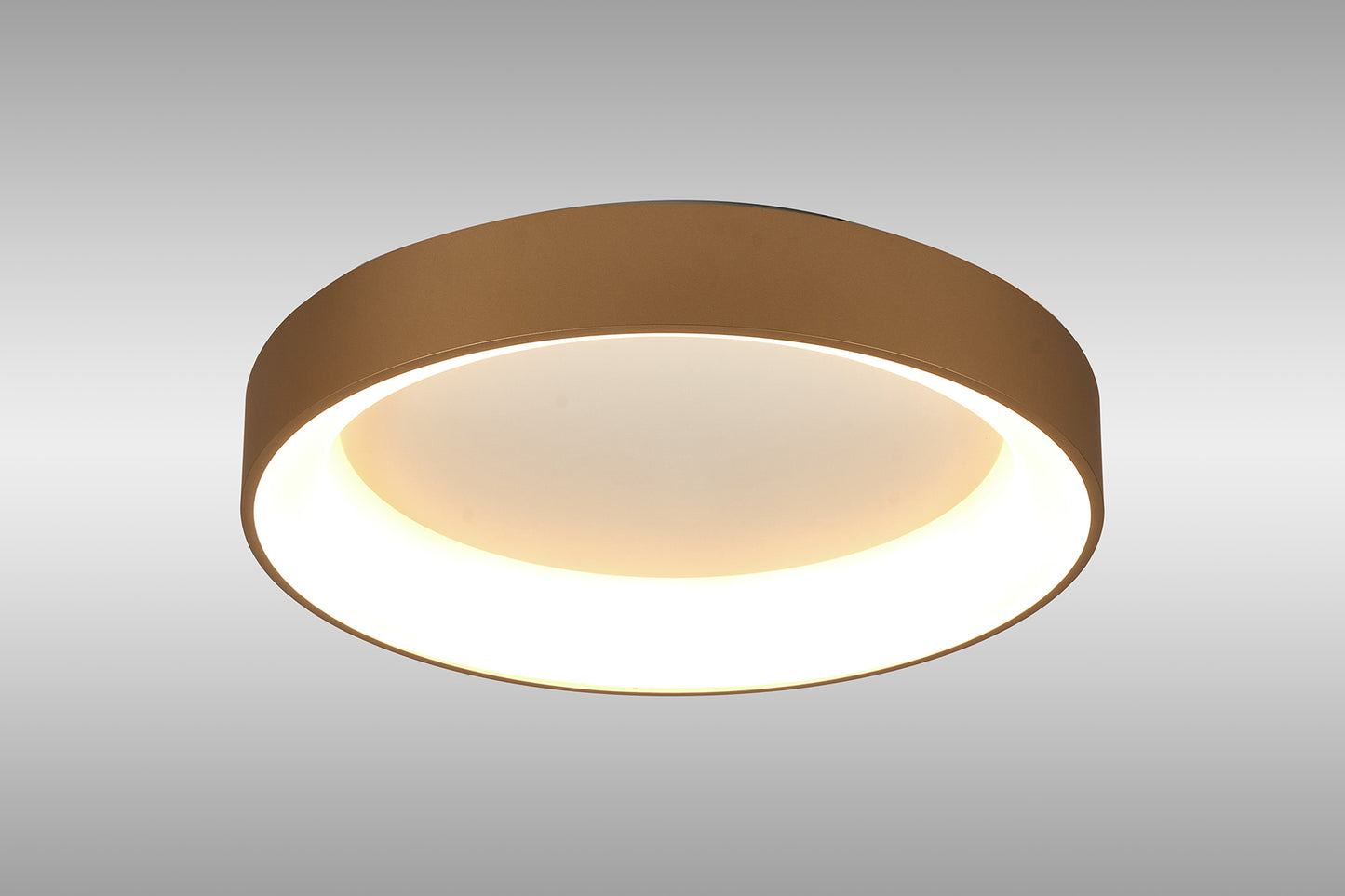 Niseko II Ring Ceiling 50cm 40W LED, 2700K-5000K Tuneable, 2950lm, Remote Control & APP, Gold, 3yrs Warranty by Mantra