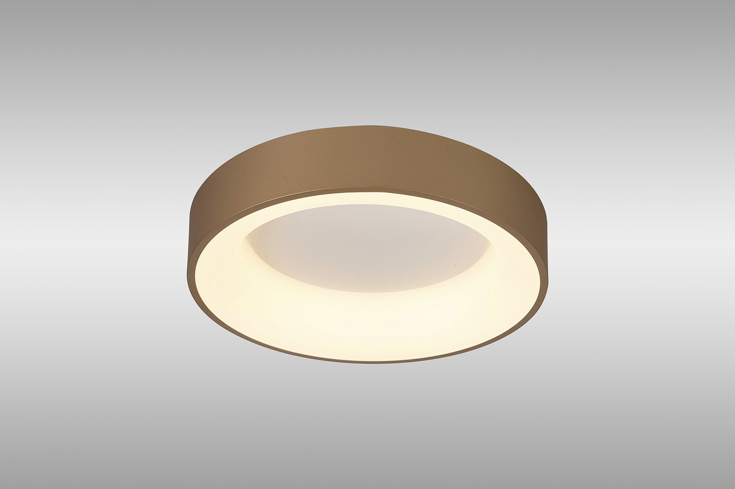 Niseko II Ring Ceiling 38cm 30W LED, 2700K-5000K Tuneable, 2250lm, Remote Control & APP, Gold, 3yrs Warranty by Mantra