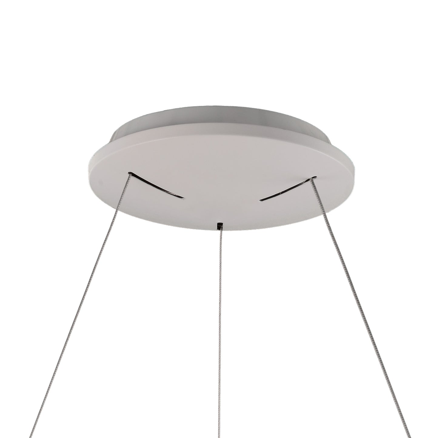 Niseko II Ring Pendant 38cm 30W LED, 2700K-5000K Tuneable, 2250lm, Remote Control & APP, White, 3yrs Warranty by Mantra