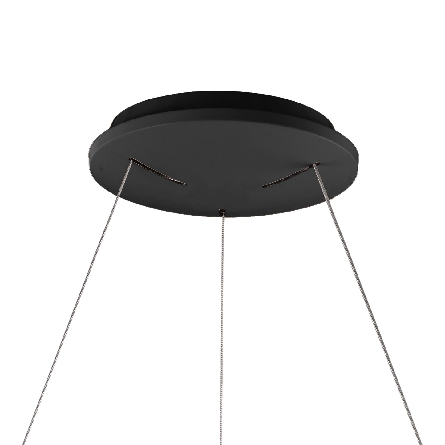 Niseko II Ring Pendant 38cm 30W LED, 2700K-5000K Tuneable, 2250lm, Remote Control & APP, Black, 3yrs Warranty by Mantra