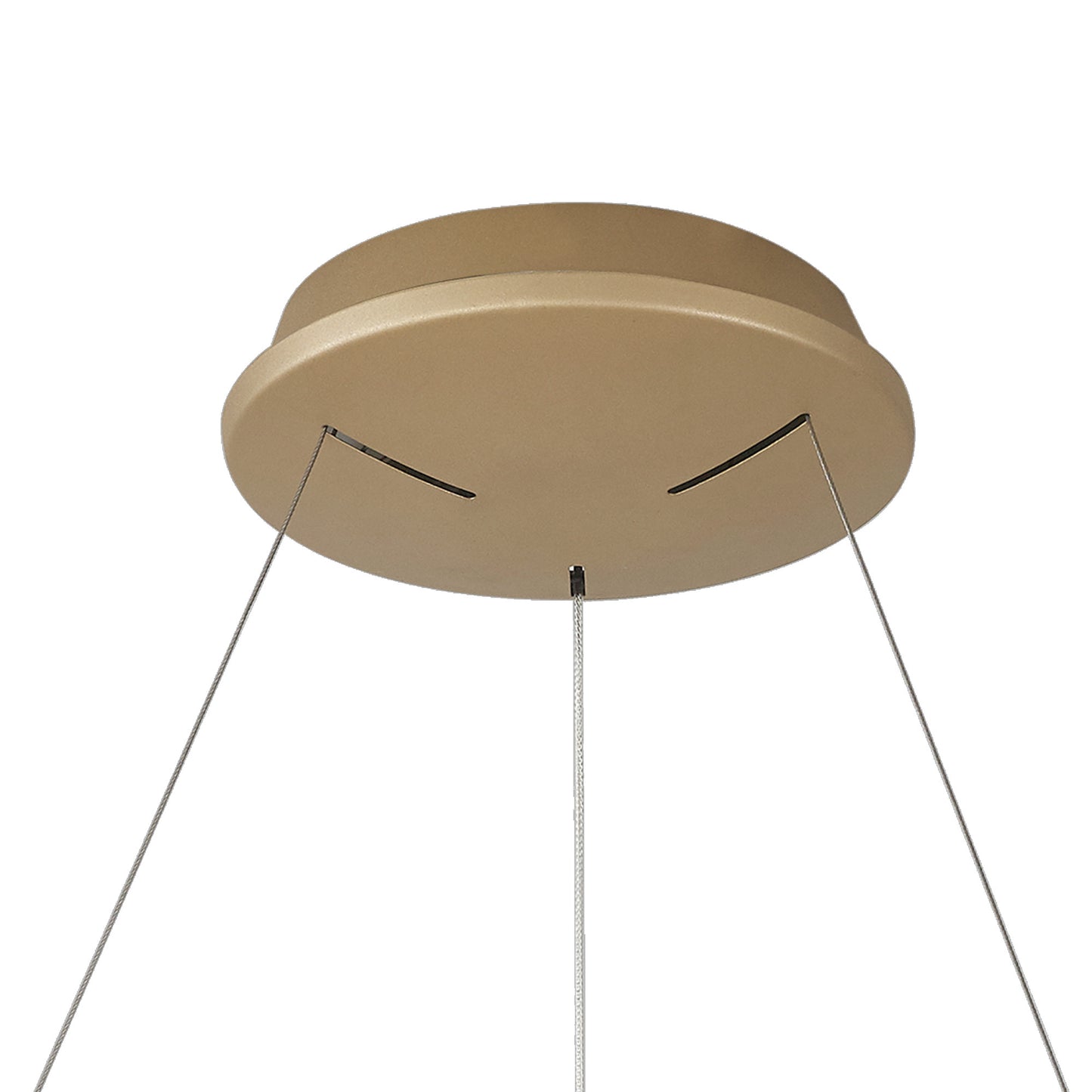 Niseko II Ring Pendant 38cm 30W LED, 2700K-5000K Tuneable, 2250lm, Remote Control & APP, Gold, 3yrs Warranty by Mantra