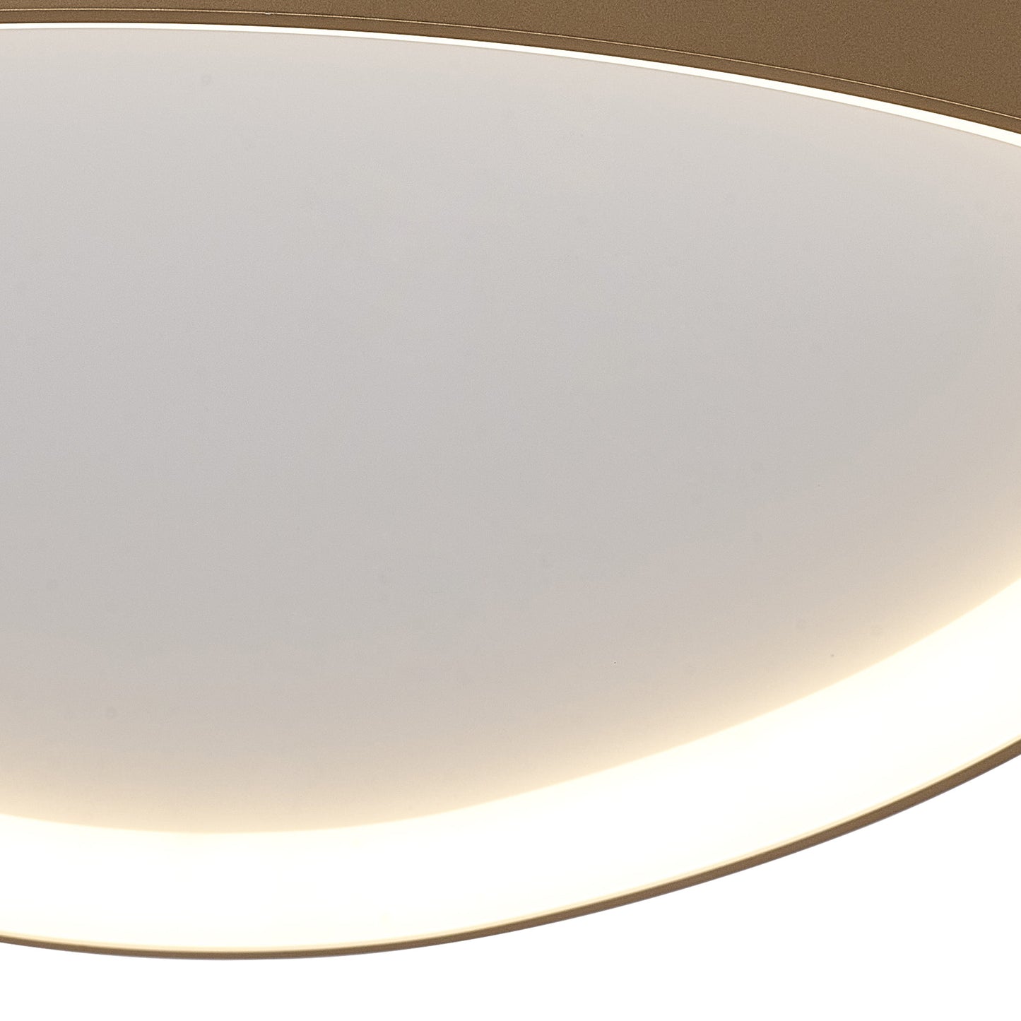 Niseko II Triangular Ceiling 42cm 38W LED, 2700K-5000K Tuneable, 2500lm, Remote Control, Gold, 3yrs Warranty by Mantra