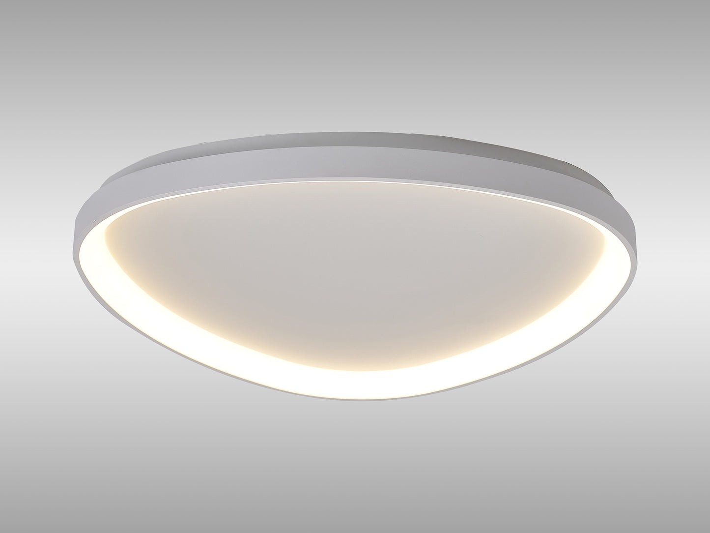 Niseko II Triangular Ceiling 61cm 50W LED, 2700K-5000K Tuneable, 3000lm, Remote Control, White, 3yrs Warranty by Mantra