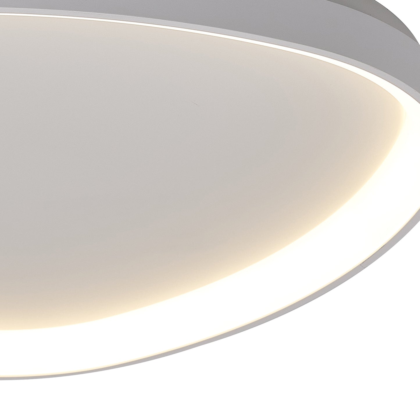 Niseko II Triangular Ceiling 61cm 50W LED, 2700K-5000K Tuneable, 3000lm, Remote Control, White, 3yrs Warranty by Mantra