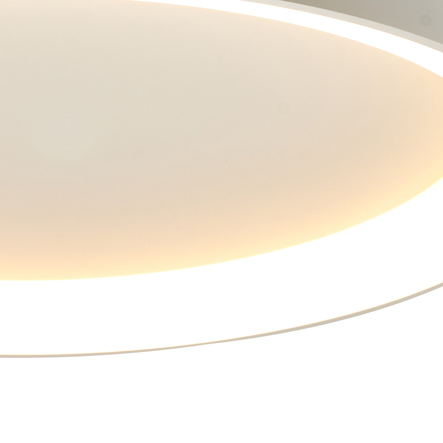 Niseko II Ring Ceiling 90cm 78W LED, 2700K-5000K Tuneable, 6200lm, Remote Control, White, 3yrs Warranty by Mantra