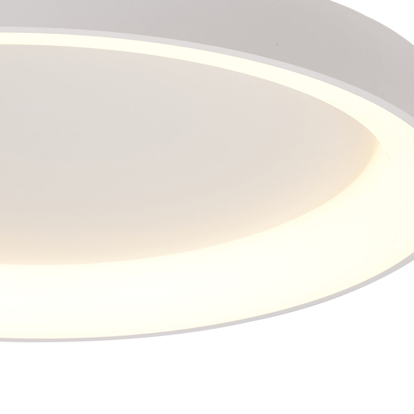 Niseko II Ring Ceiling 78cm 58W LED, 2700K-5000K Tuneable, 4700lm, Remote Control, White, 3yrs Warranty by Mantra