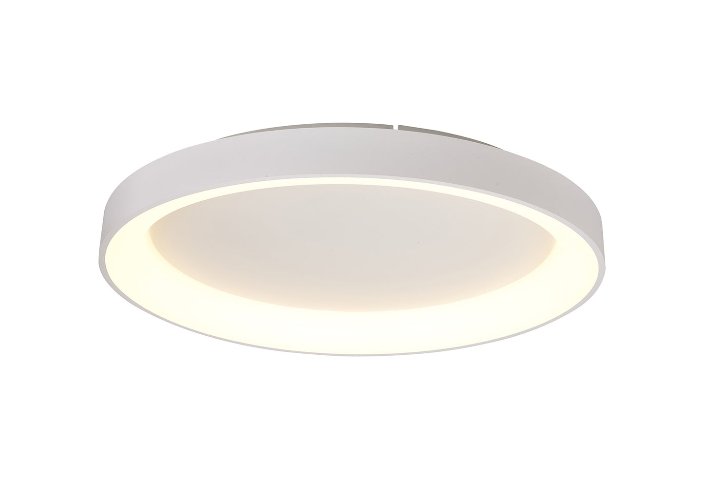 Niseko II Ring Ceiling 78cm 58W LED, 2700K-5000K Tuneable, 4700lm, Remote Control, White, 3yrs Warranty by Mantra