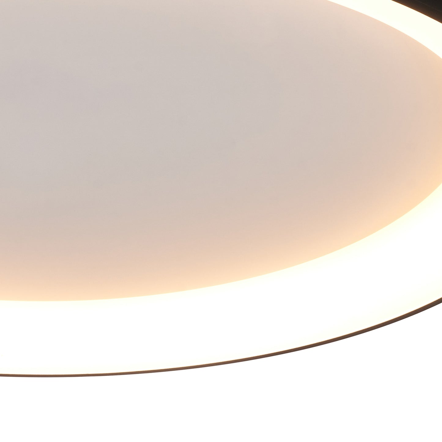 Niseko II Ring Ceiling 90cm 78W LED, 2700K-5000K Tuneable, 6200lm, Remote Control, Black, 3yrs Warranty by Mantra