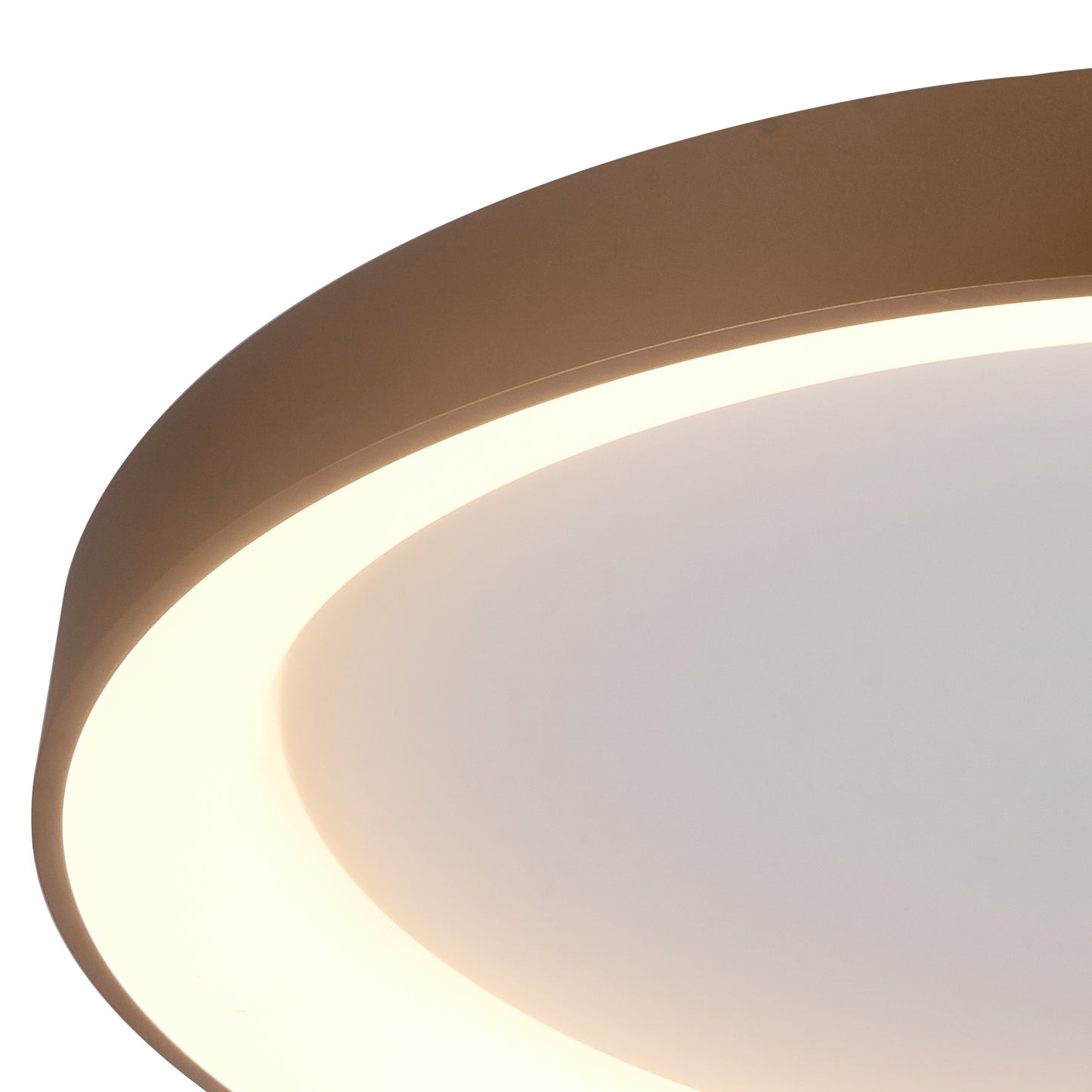 Niseko II Ring Ceiling 90cm 78W LED, 2700K-5000K Tuneable, 6200lm, Remote Control, Gold, 3yrs Warranty by Mantra