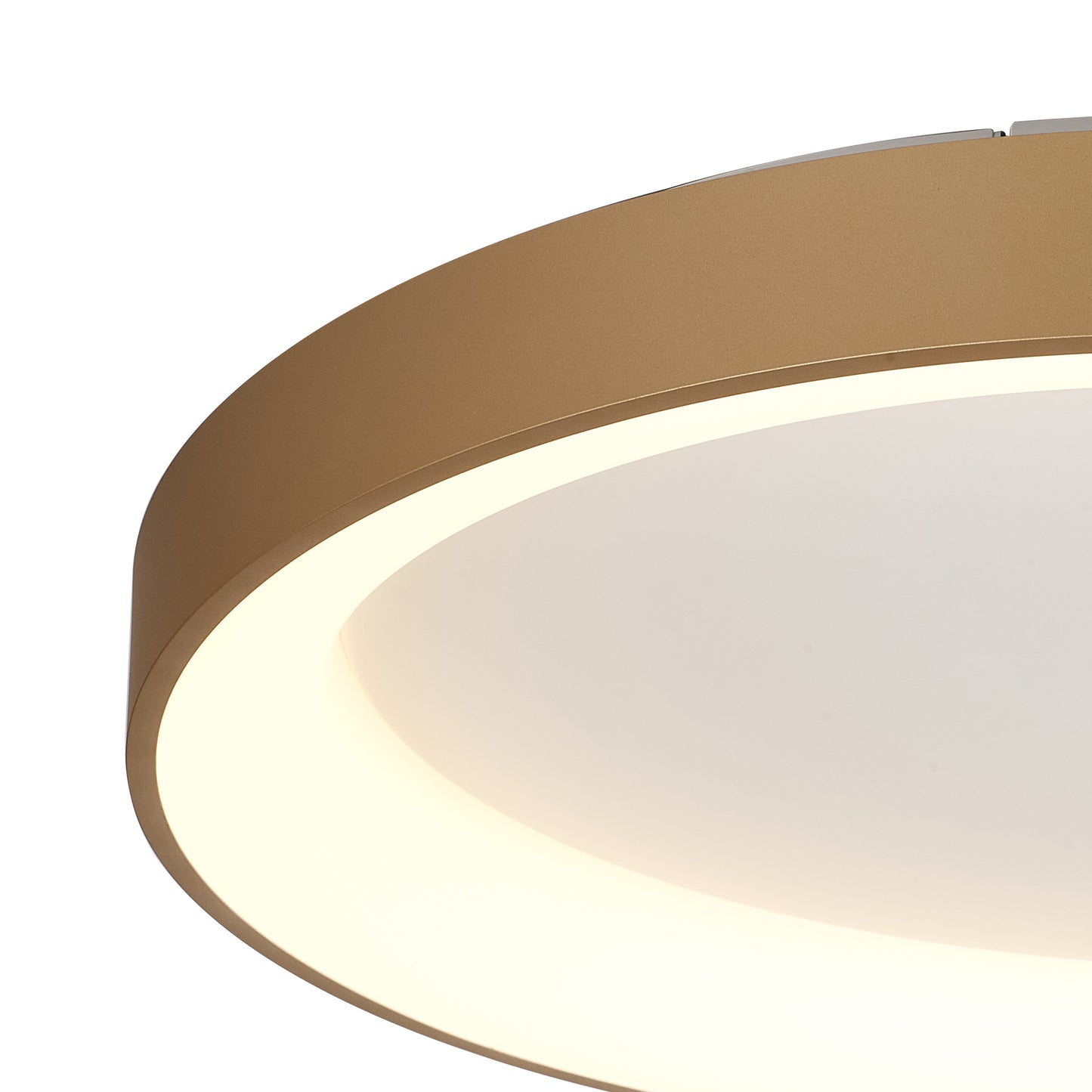 Niseko II Ring Ceiling 78cm 58W LED, 2700K-5000K Tuneable, 4700lm, Remote Control, Gold, 3yrs Warranty by Mantra