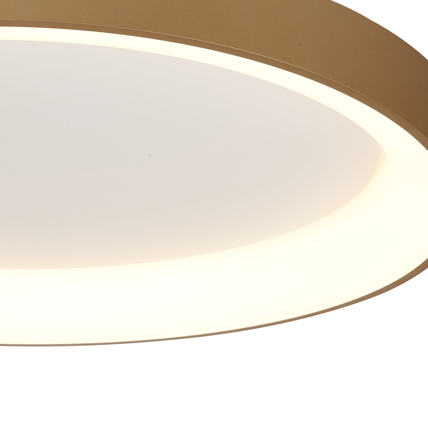 Niseko II Ring Ceiling 78cm 58W LED, 2700K-5000K Tuneable, 4700lm, Remote Control, Gold, 3yrs Warranty by Mantra