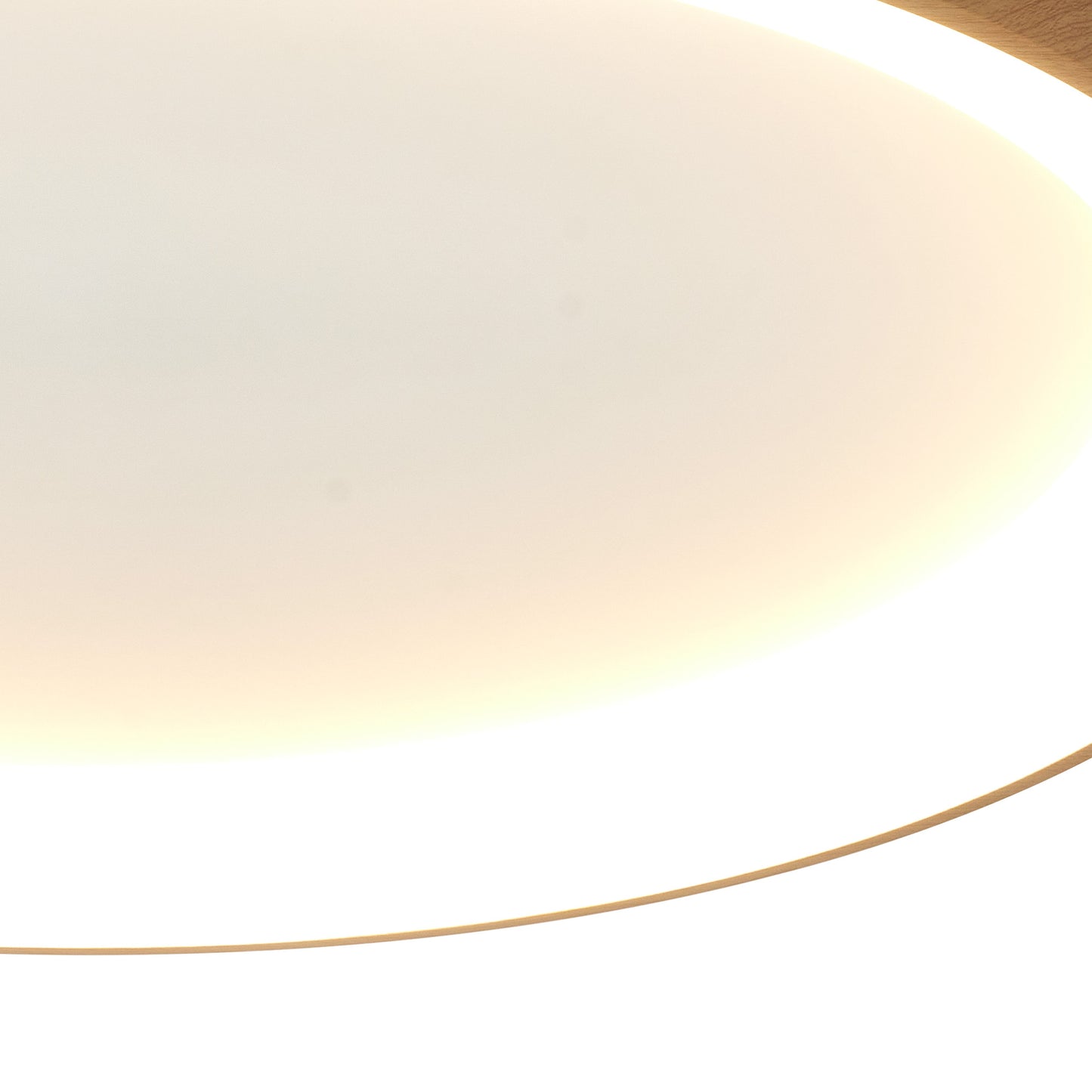 Niseko II Ring Ceiling 90cm 78W LED, 2700K-5000K Tuneable, 6200lm, Remote Control, Wood, 3yrs Warranty by Mantra