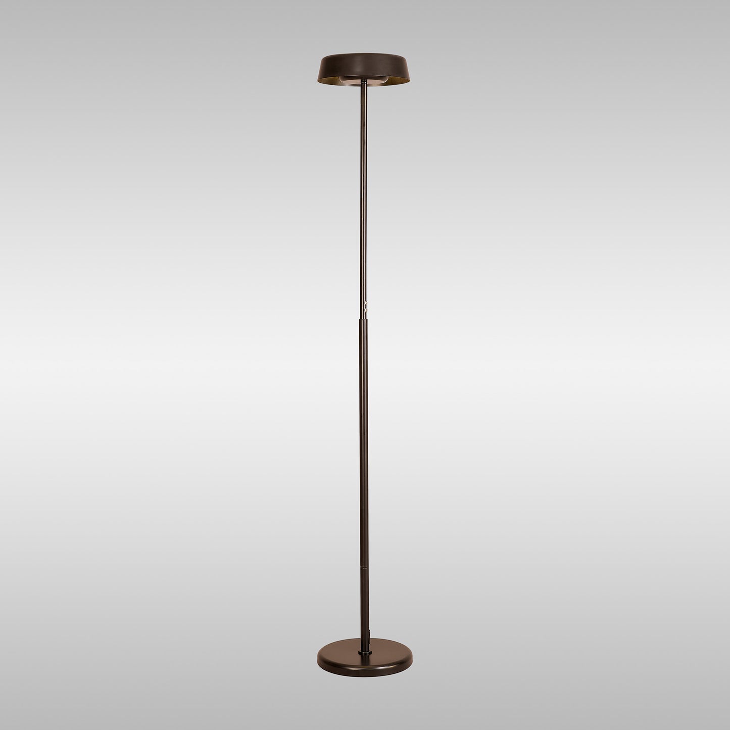 Noa II Floor Lamp 2 Light 15W Down 15W Up LED 3000K, 2800lm, Touch Dimmer, Black, 3yrs Warranty by Mantra