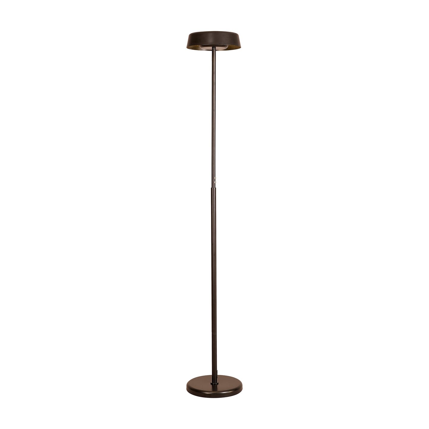 Noa II Floor Lamp 2 Light 15W Down 15W Up LED 3000K, 2800lm, Touch Dimmer, Black, 3yrs Warranty by Mantra