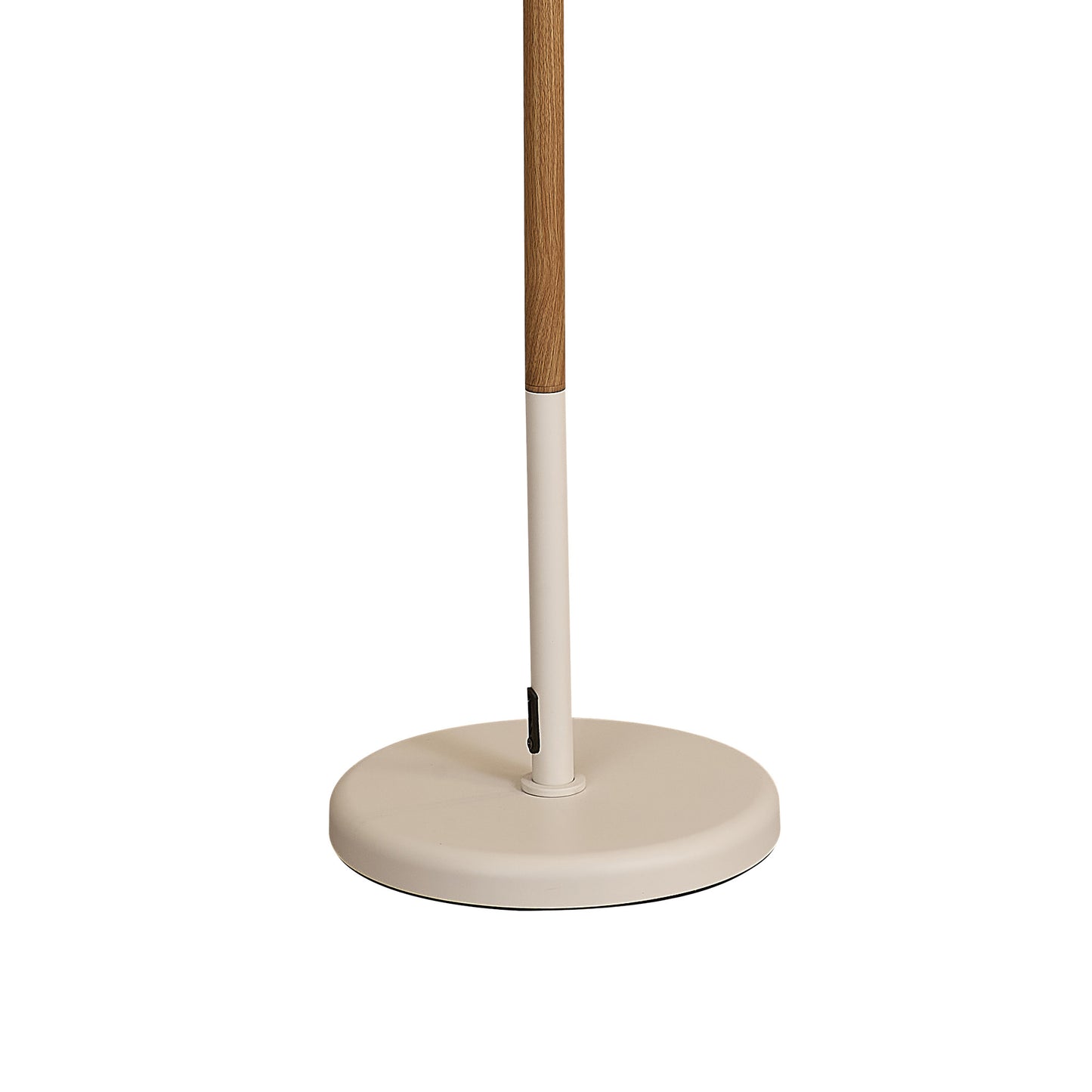 Noa II Floor Lamp 2 Light 15W Down 15W Up LED 3000K, 2800lm, Touch Dimmer, White/Beech, 3yrs Warranty by Mantra