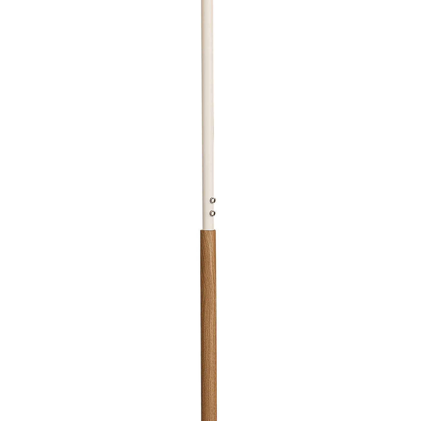 Noa II Floor Lamp 2 Light 15W Down 15W Up LED 3000K, 2800lm, Touch Dimmer, White/Beech, 3yrs Warranty by Mantra