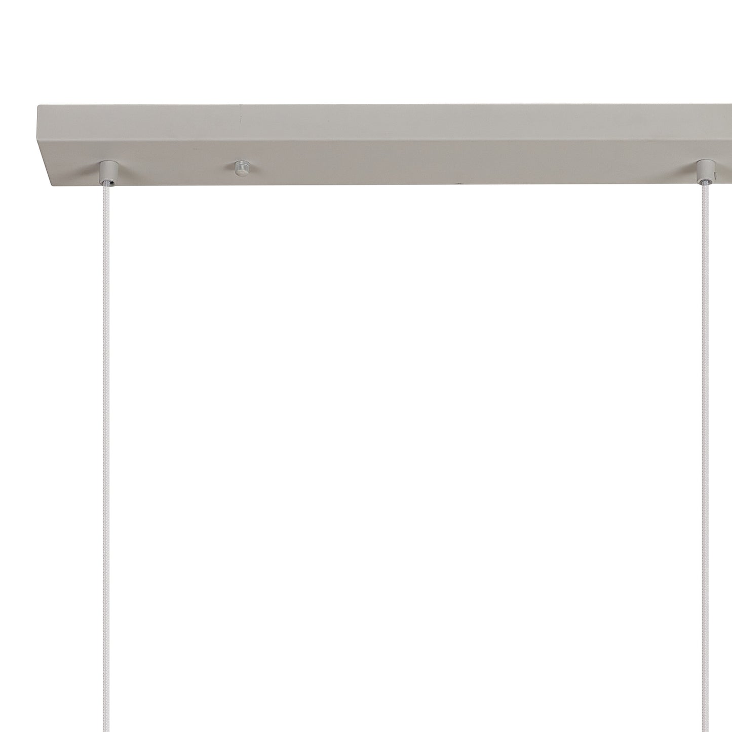 Nora Linear Pendant, 3 Light Adjustable E27, White/Wood/Clear Glass With Frosted Inner by Mantra