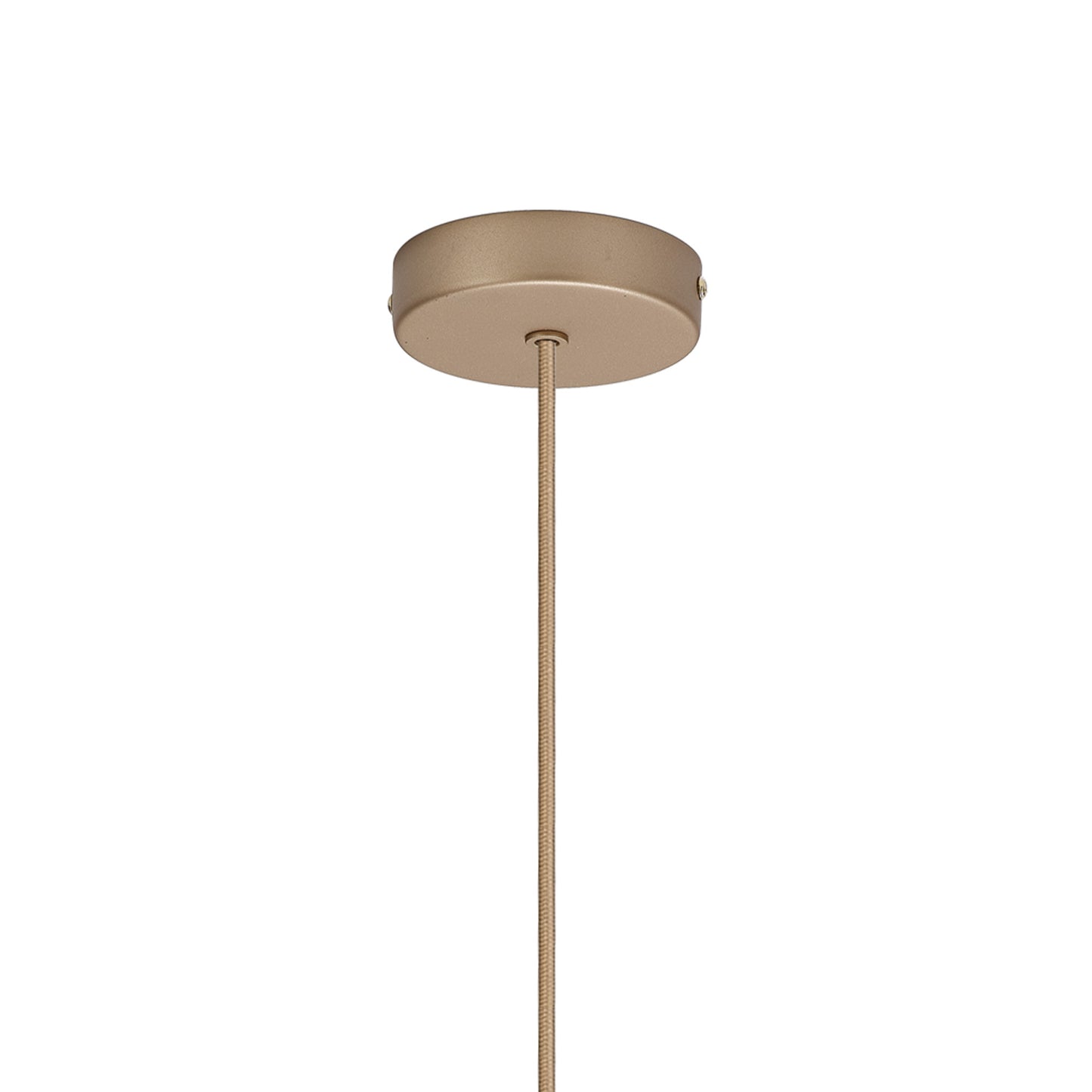 Nora Single Pendant, 1 Light Adjustable E27, Gold/White/Clear Glass With Frosted Inner by Mantra