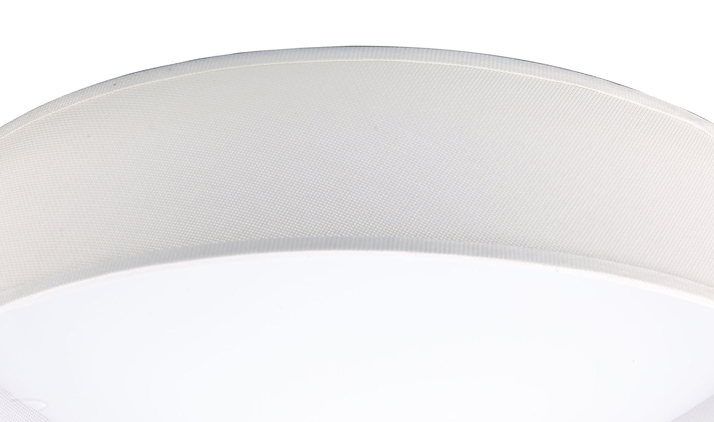 Nordica Flush Ceiling 30W LED 60CM Off White 3000K, 3000lm, White Acrylic With Ivory White Shade, 3yrs Warranty by Mantra