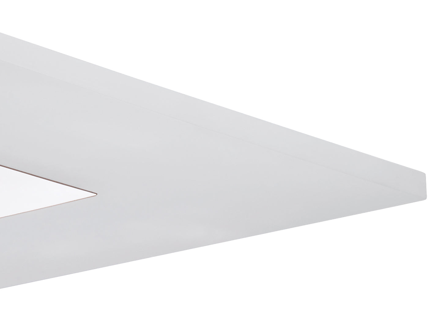 Notte Pendant 28W LED Square 3000K, 1700lm, Polished Chrome/Frosted Acrylic, 3yrs Warranty by Mantra