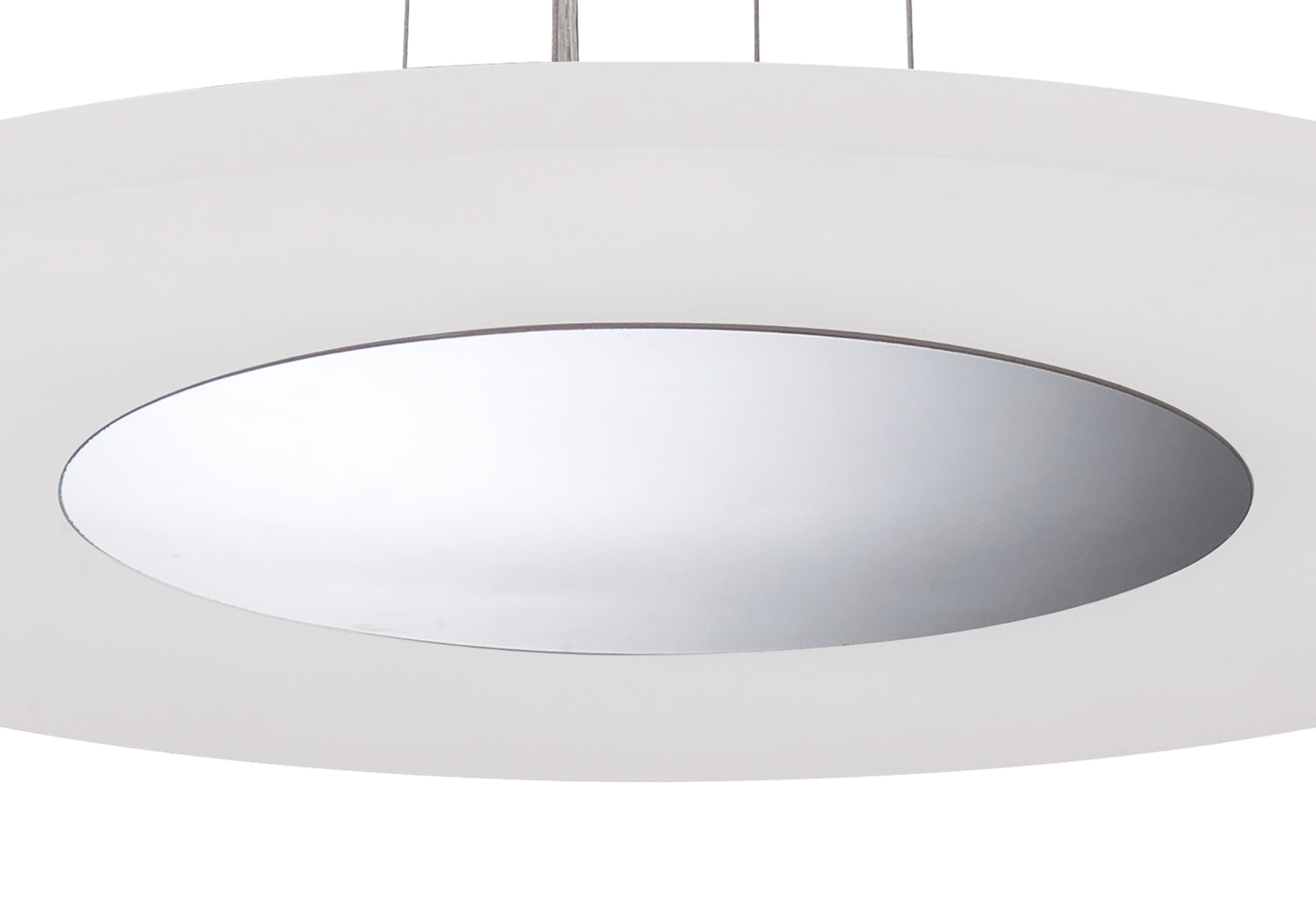 Notte Pendant 28W LED Round 3000K, 1800lm, Polished Chrome/Frosted Acrylic, 3yrs Warranty by Mantra